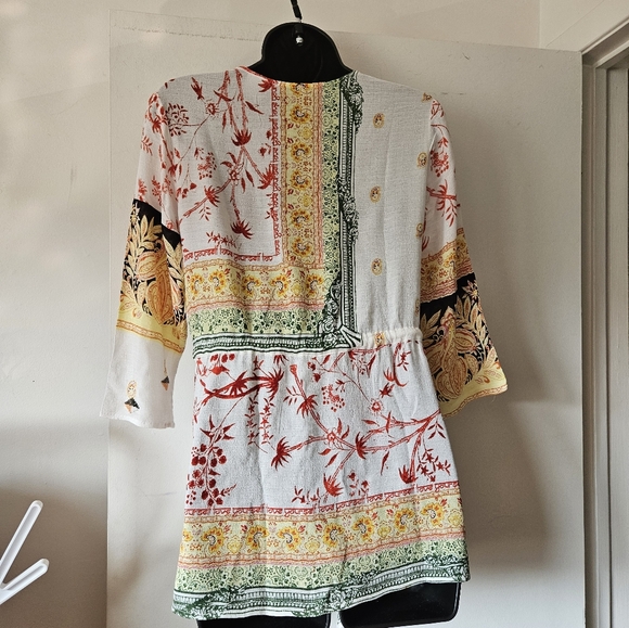 Desigual Ethnic Kaftan Blouse "Mantua" - Picture 3 of 9